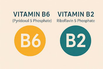 Vitamin B6 & B2